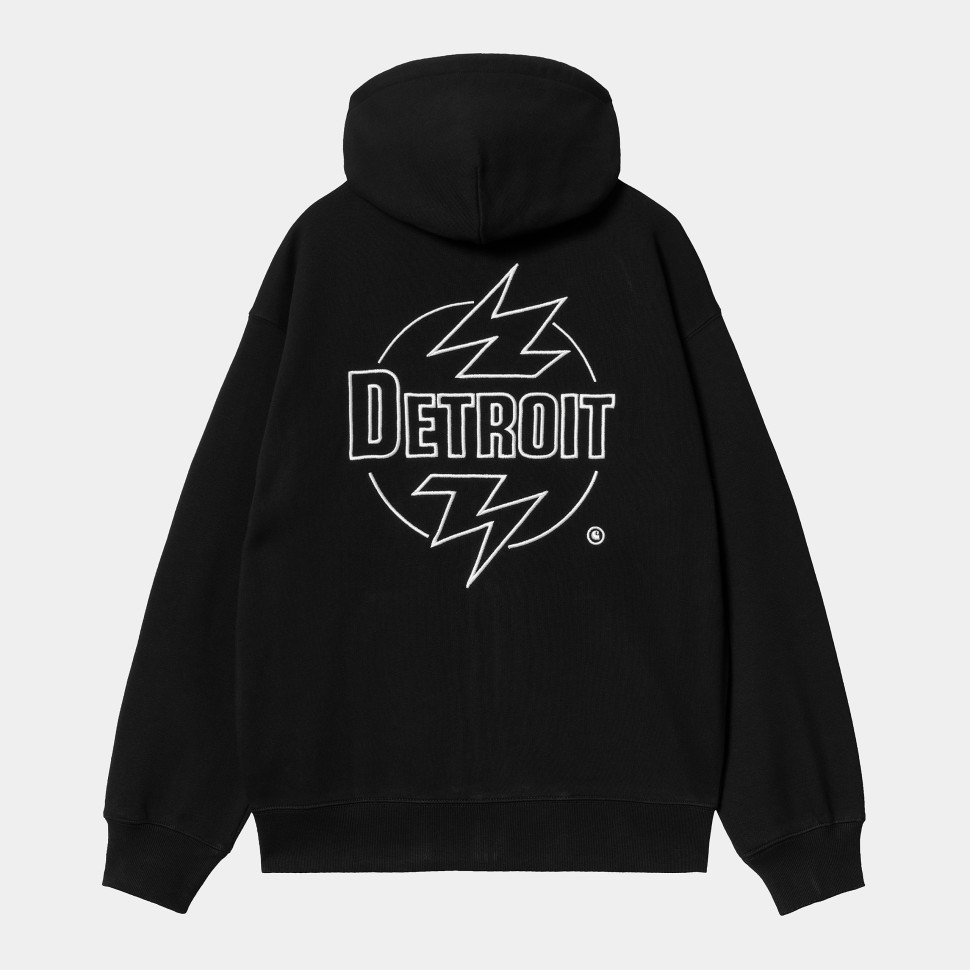 Худи CARHARTT WIP Hooded Blaze Jacket SS24 Black / Wax фото 2