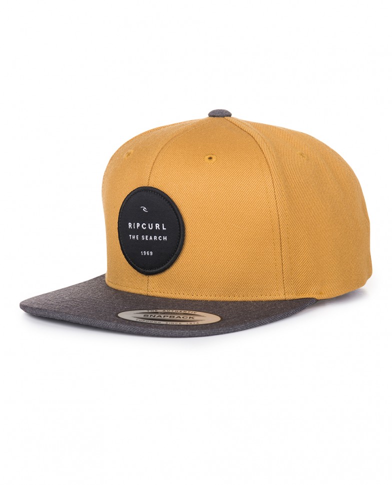 

Кепка RIP CURL Valley Badge Snap Back Cp Vintage Yellow, Желтый