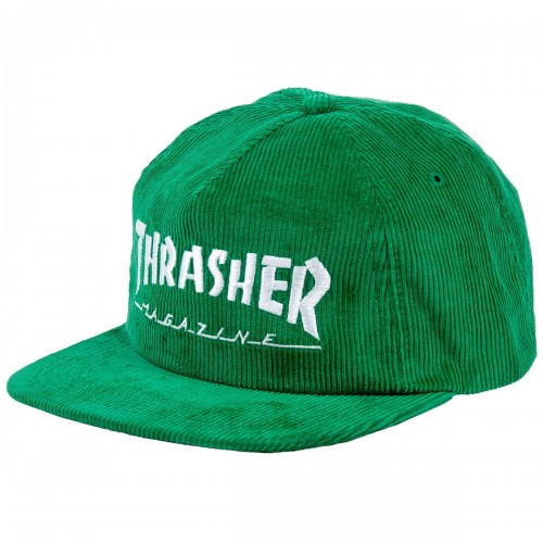 Бейсболка Thrasher Mag Logo Corduroy Green, фото 1