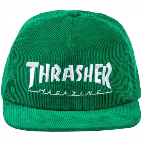 Бейсболка Thrasher Mag Logo Corduroy Green, фото 2