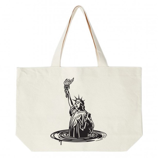 Сумка шоппер OBEY Lady Liberty Natural 2020, фото 1