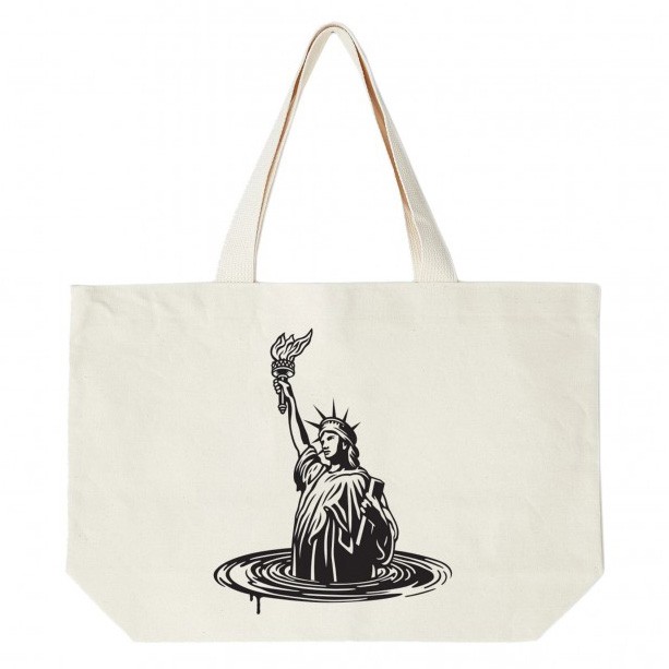 

Сумка шоппер OBEY Lady Liberty Natural 2020, Бежевый
