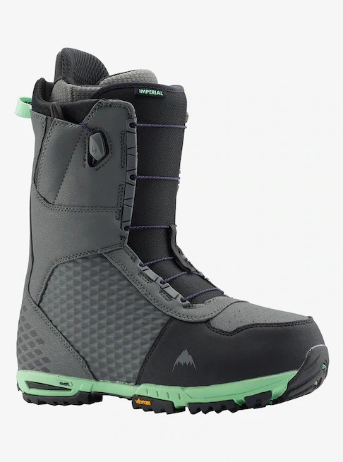 фото Ботинки для сноуборда мужские burton imperial gray/green 2020