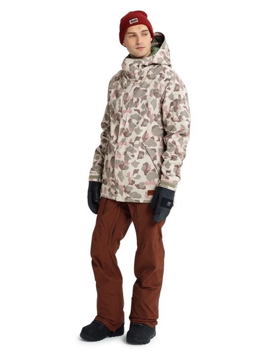 фото Куртка для сноуборда мужская burton men's hilltop jacket desert duck