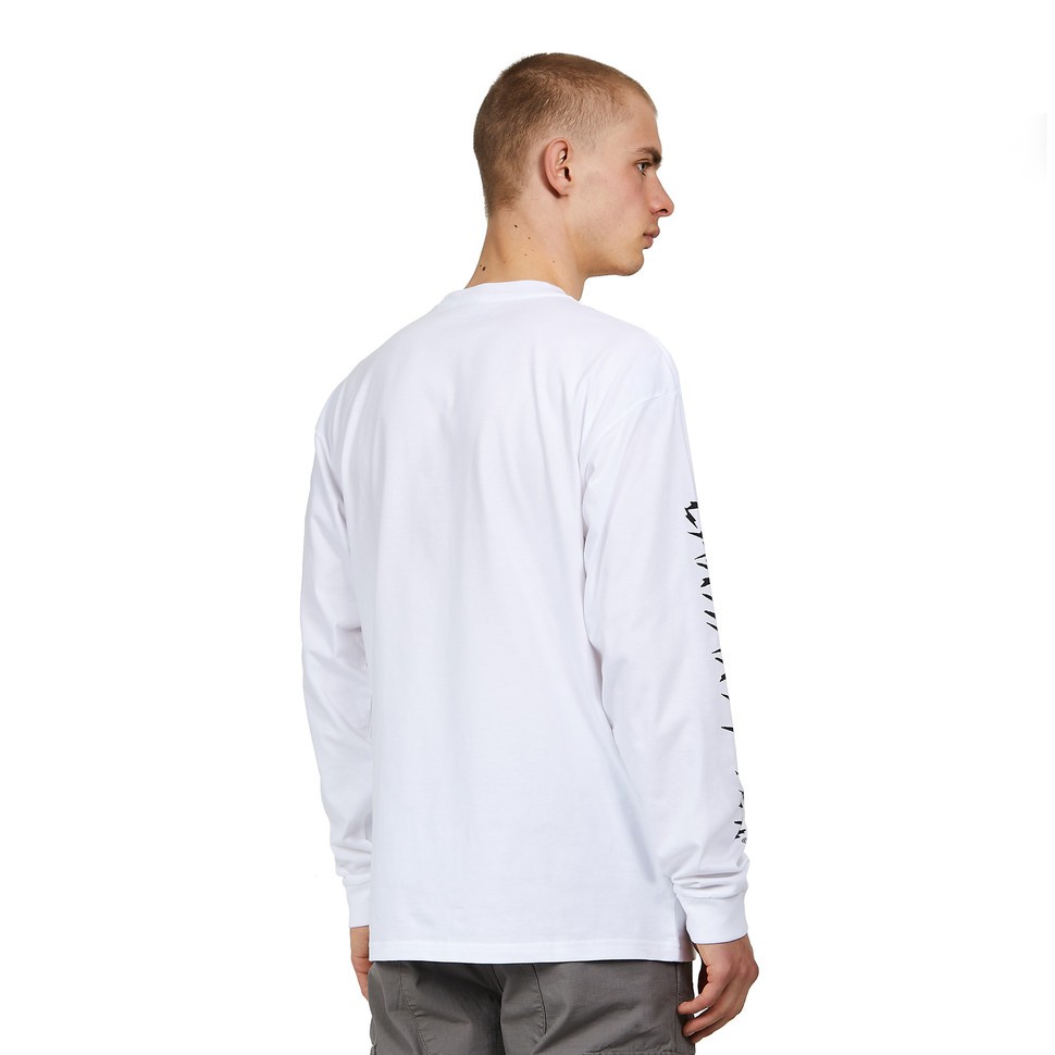 фото Лонгслив carhartt wip l/s static t-shirt white 2022