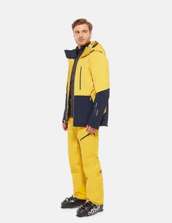 Штаны для сноуборда мужские THE NORTH FACE Chakal Leopard Yellow, фото 3