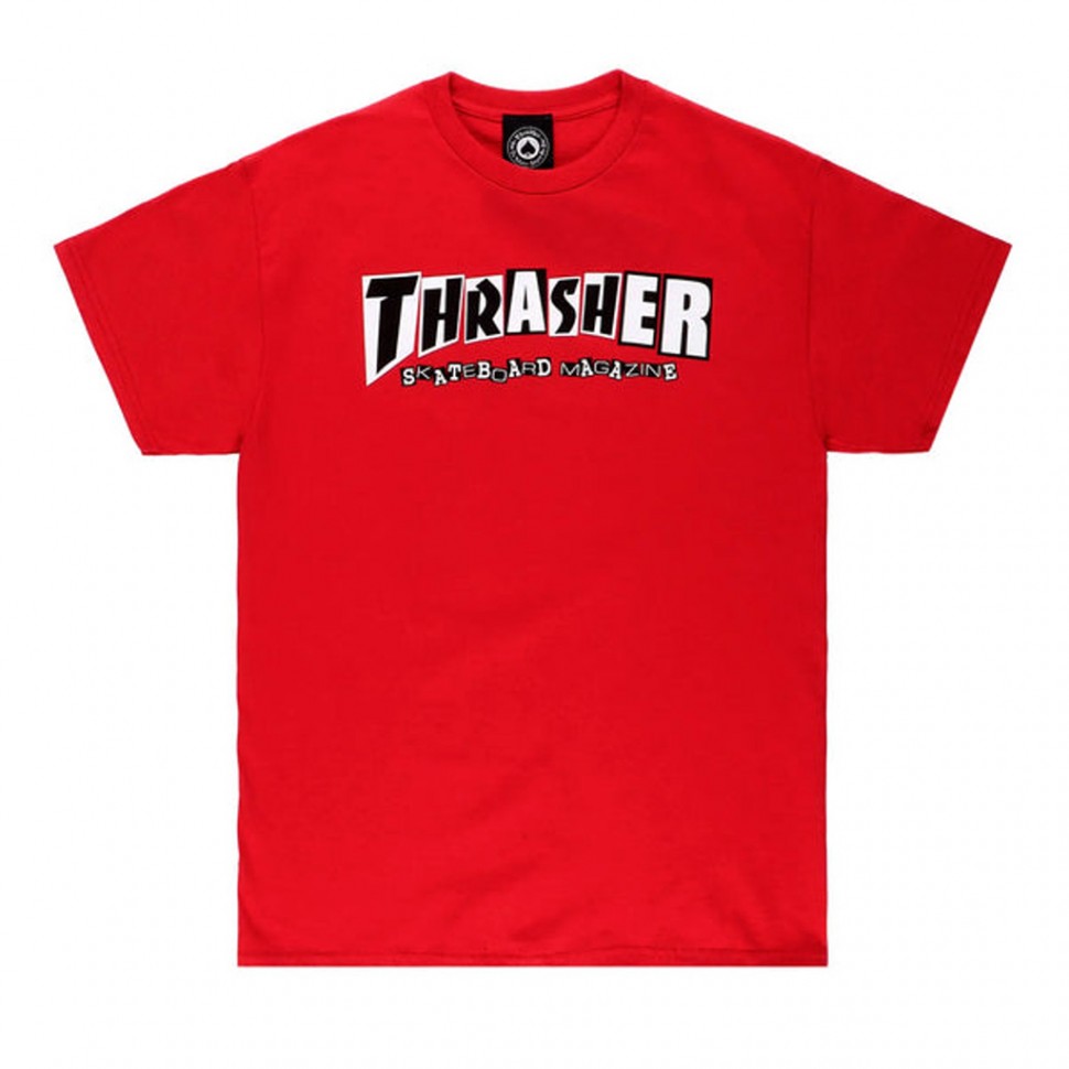 Футболка THRASHER Thrasher Baker X Thrasher Red 2023 2000000679297, размер S - фото 1