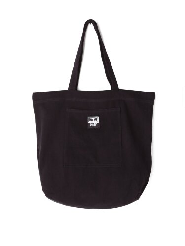 Сумка OBEY Wasted Tote Bag Black Twill, фото 1