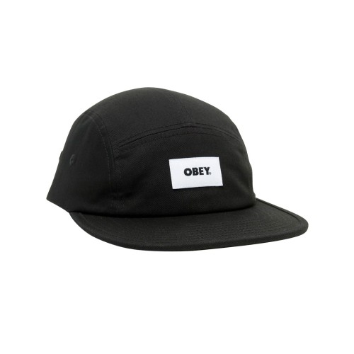 Кепка OBEY Bold Label Organic 5 Panel Hat Black, фото 1