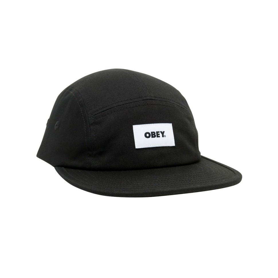 Кепка OBEY Bold Label Organic 5 Panel Hat Black 193259353260, размер O/S
