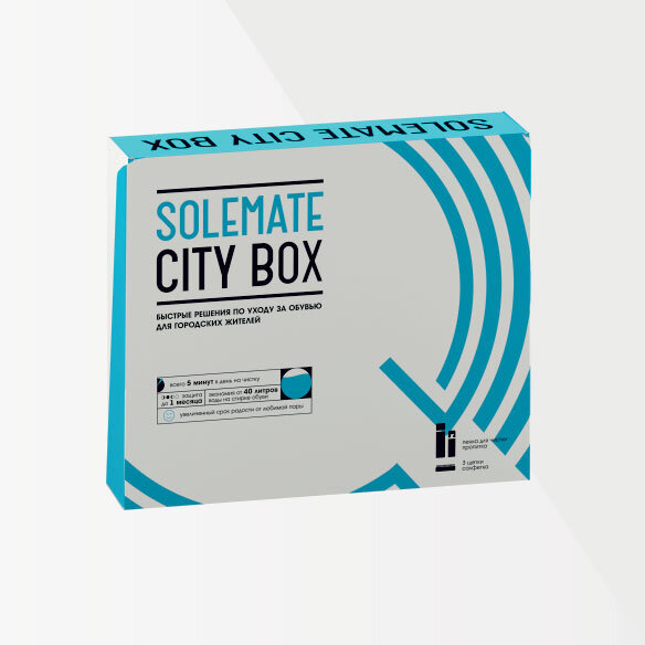 фото Подарочный набор для ухода за обувью solemate city box 2021
