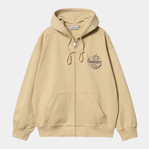 Худи CARHARTT WIP Hooded Blaze Jacket SS24 Cornsilk / Air Force Blue, фото 1