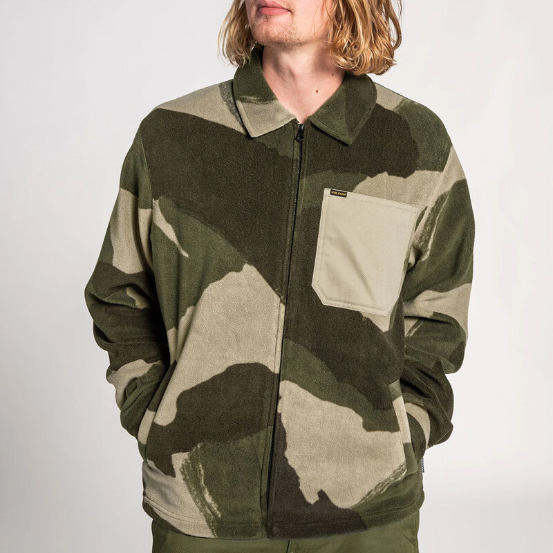 фото Куртка флисовая volcom imson fleece jacket camouflage 2022