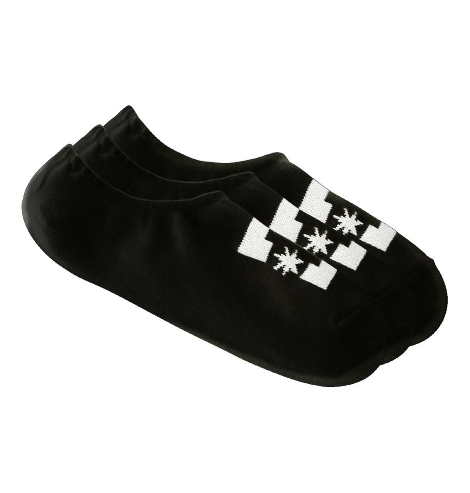 фото Носки мужские упаковка из 3 пар dc shoes spp dc liner 3p m black