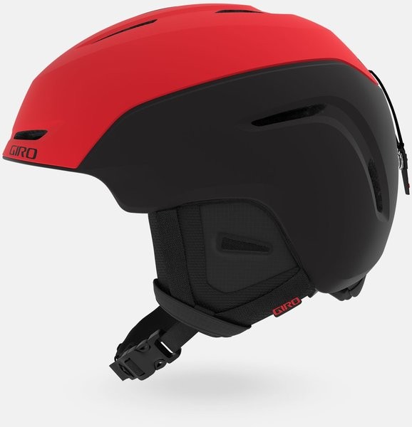

Шлем горнолыжный GIRO Neo Matte Bright Red/Black 2020, Черный;красный