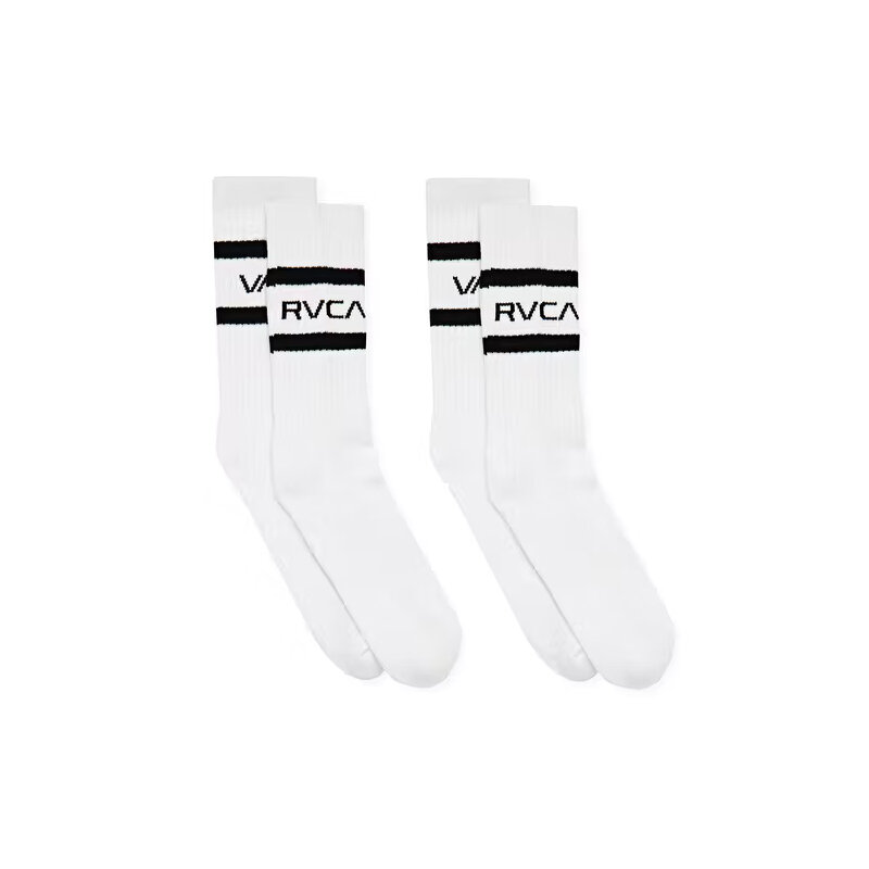 фото Носки rvca 2 pk striped crew white 2022