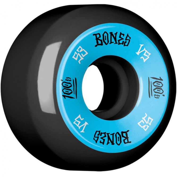 Колеса для скейтборда BONES Bones 100S V4 Black 53мм 2020, фото 1