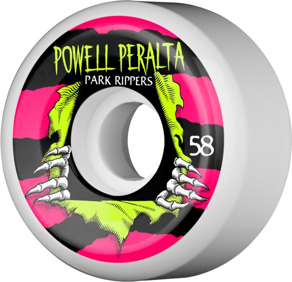 фото Колеса для скейтборда powell peralta ripper park white 58mm 104a 2022