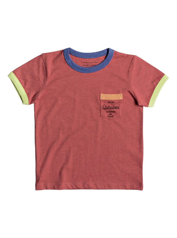 

Футболка для мальчиков QUIKSILVER Sandbonesboy K Mineral Red, Бордовый