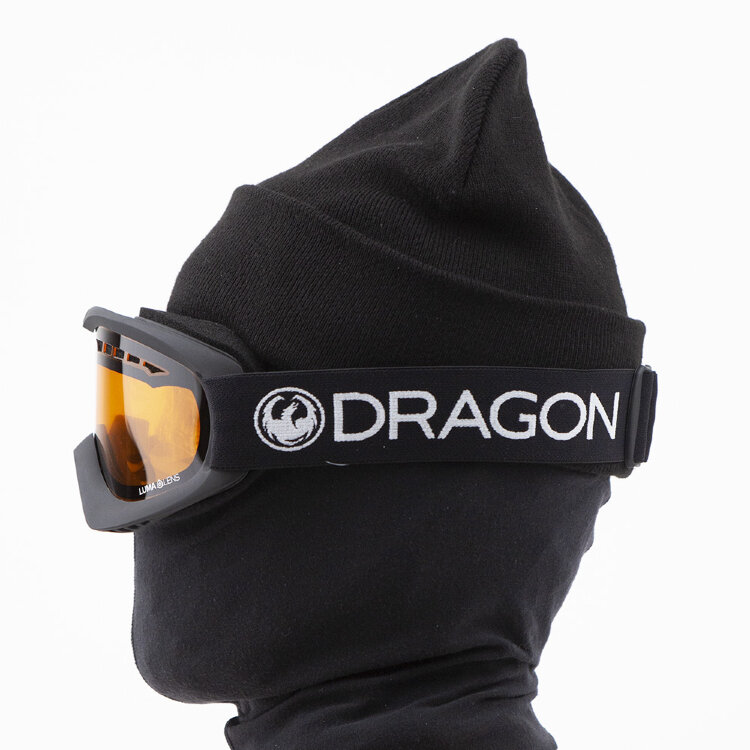Маска горнолыжная DRAGON Dx Base Black/Ll Amber 2021, фото 2