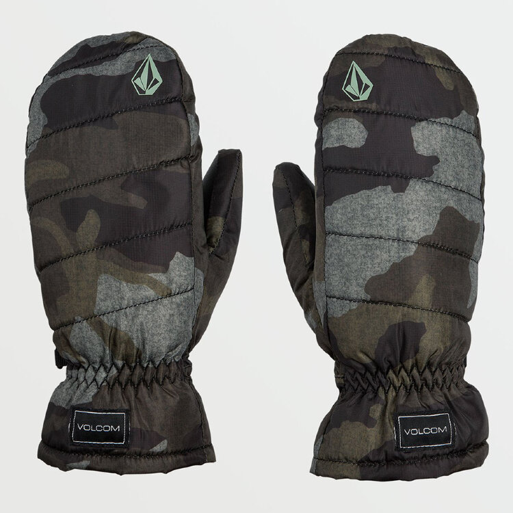 Варежки для сноуборда VOLCOM Puff Puff Mitt Service Green 2021, фото 1