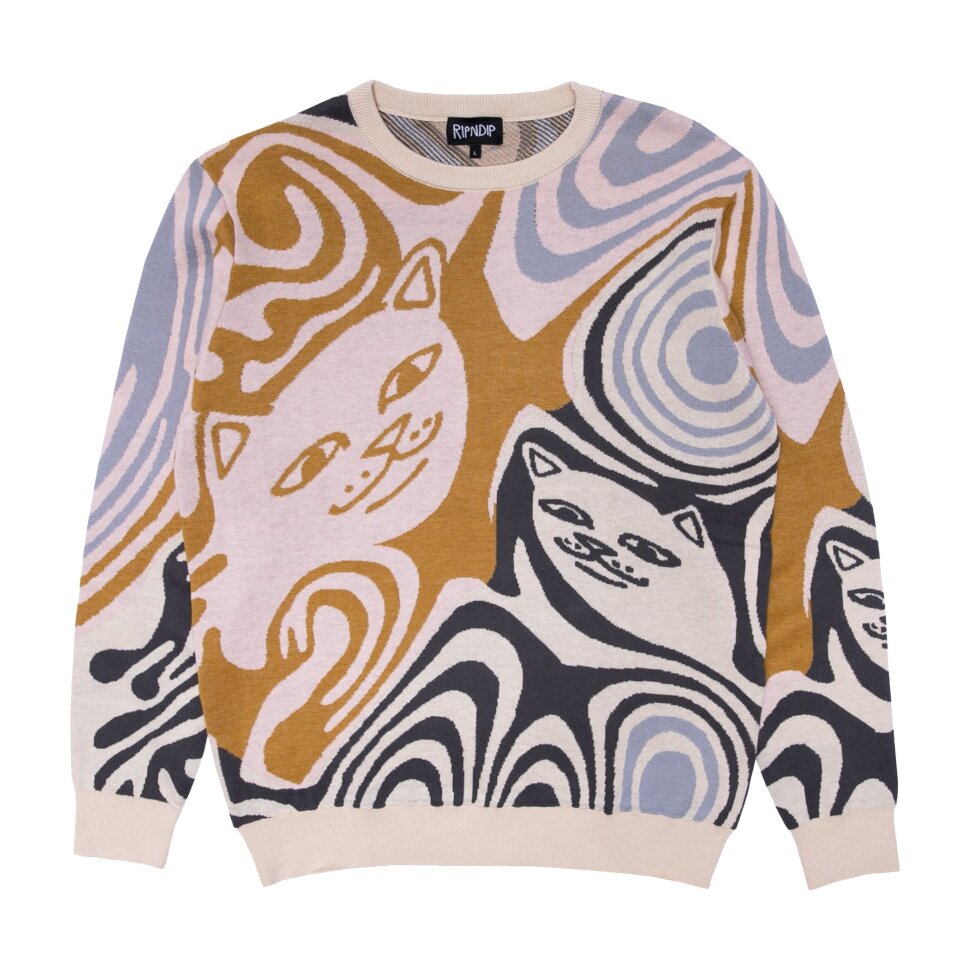Свитер RIPNDIP Hypnotic Knitted Sweater Multi 2021 2000000492254, размер S