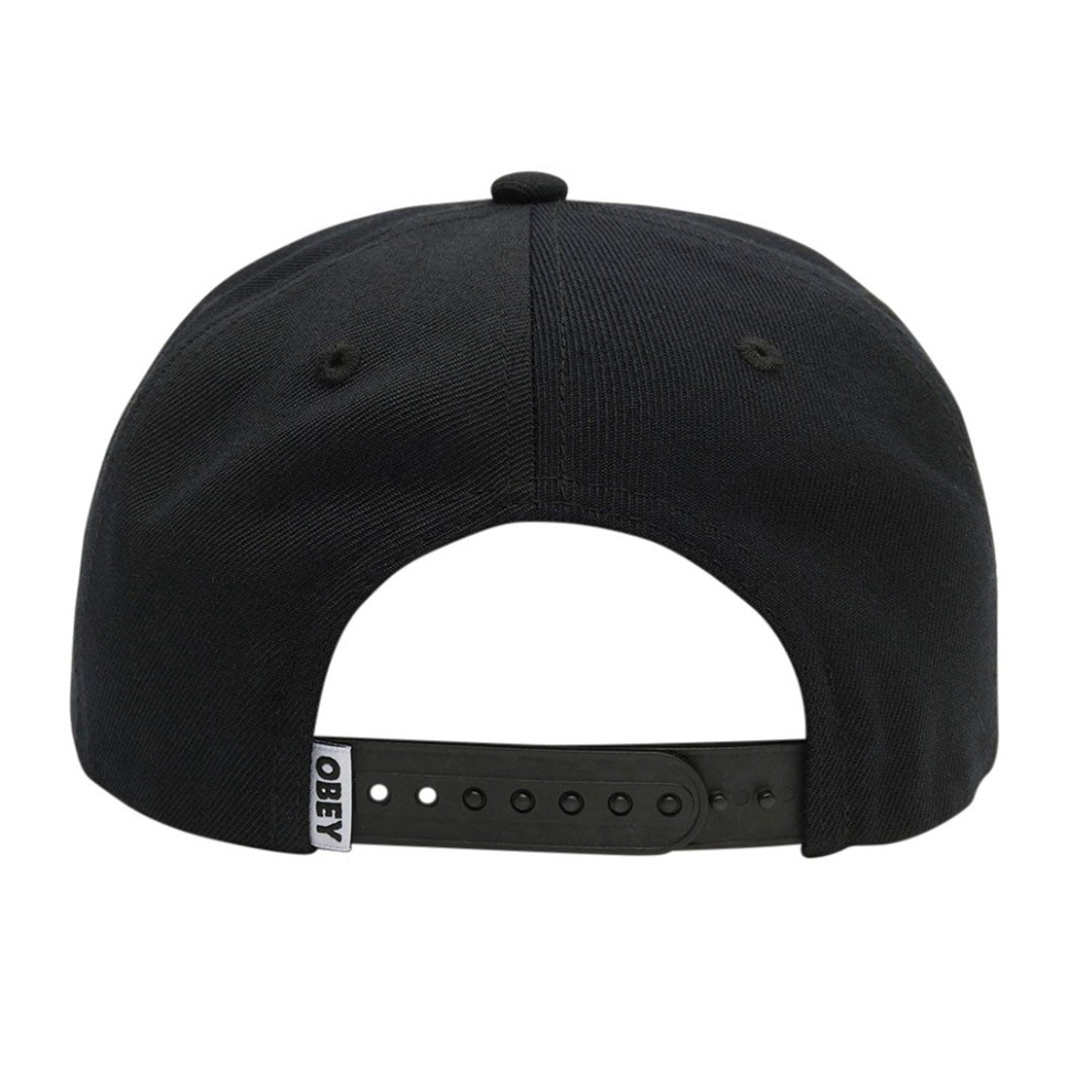 Кепка OBEY Obey Lamb 6 Panel Classic Snapback Black 2023 193259828188 - фото 2