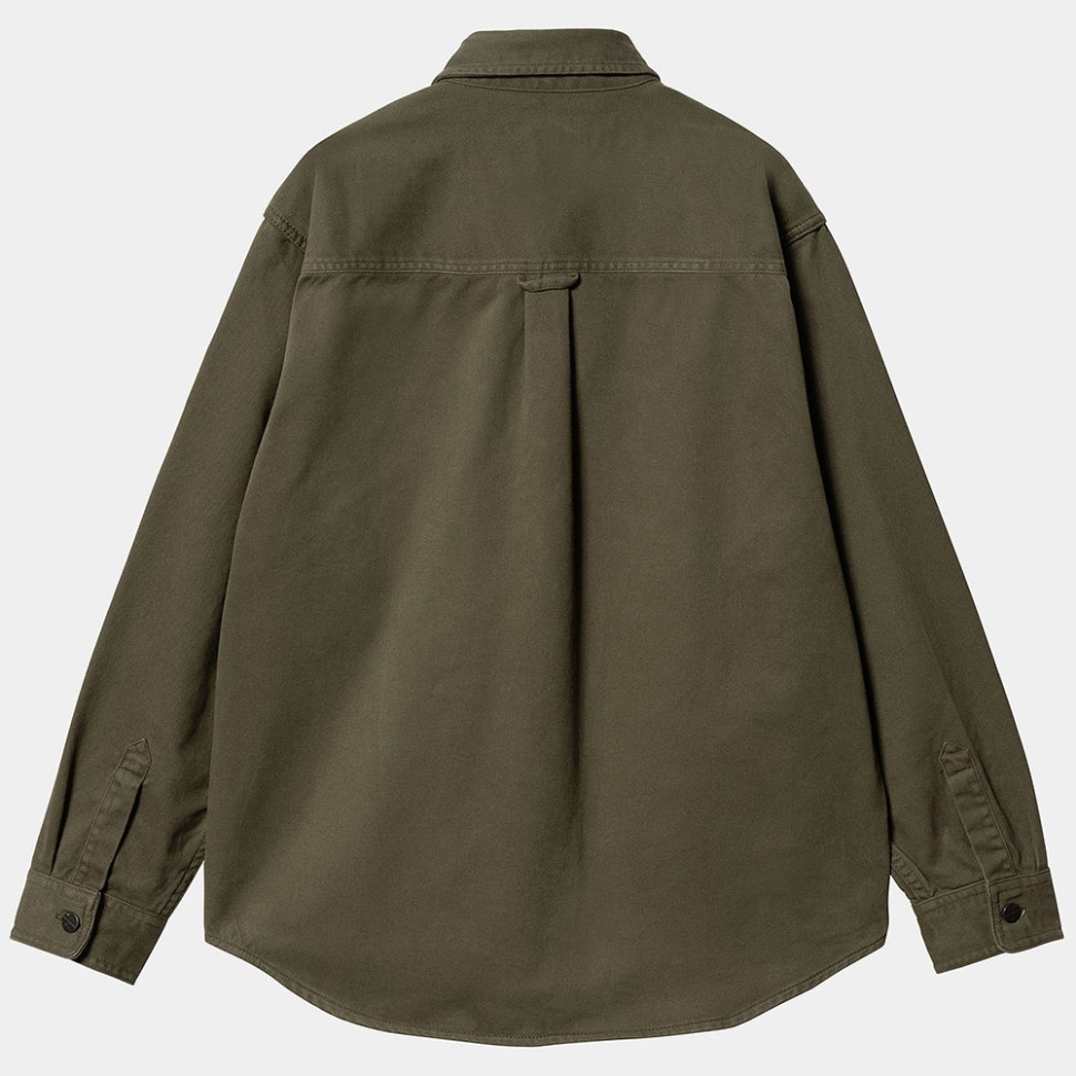 Рубашка CARHARTT WIP Derby Shirt Jac Plant (Rinsed) фото 2