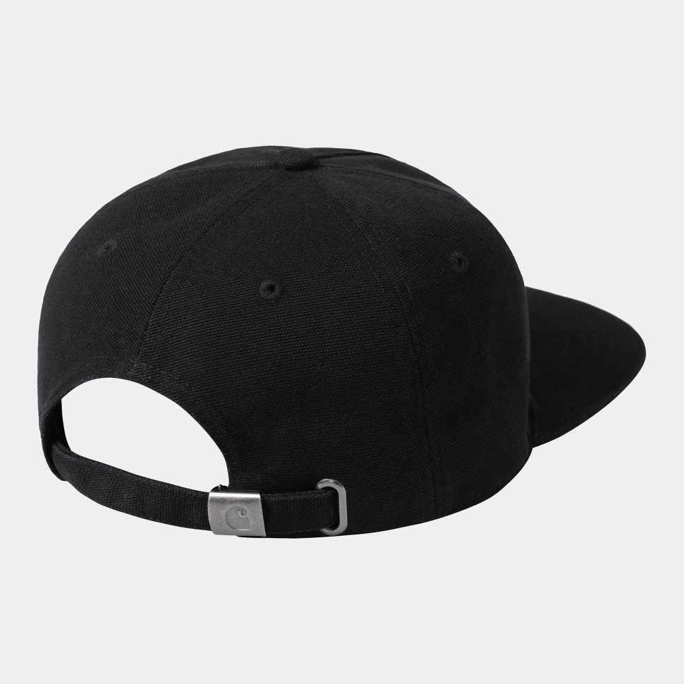 Кепка CARHARTT WIP Stamp Cap SS24 Black / White фото 2