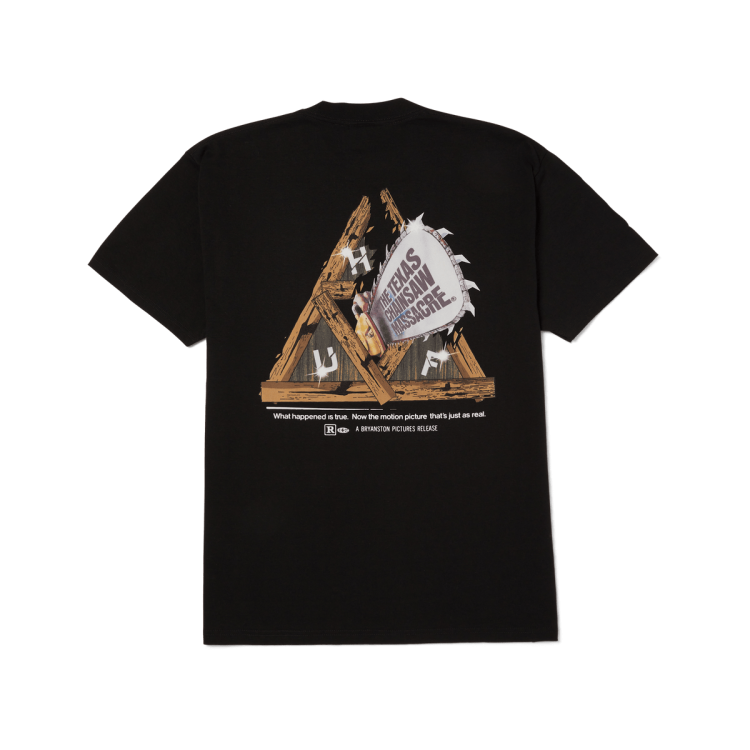 Футболка HUF Texas Chainsaw Tt S/S Tee FW25 Black, фото 1
