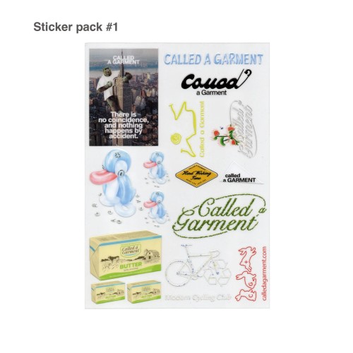 Стикер CALLED A GARMENT Sticker Pack FW25 Прозрачный, фото 4