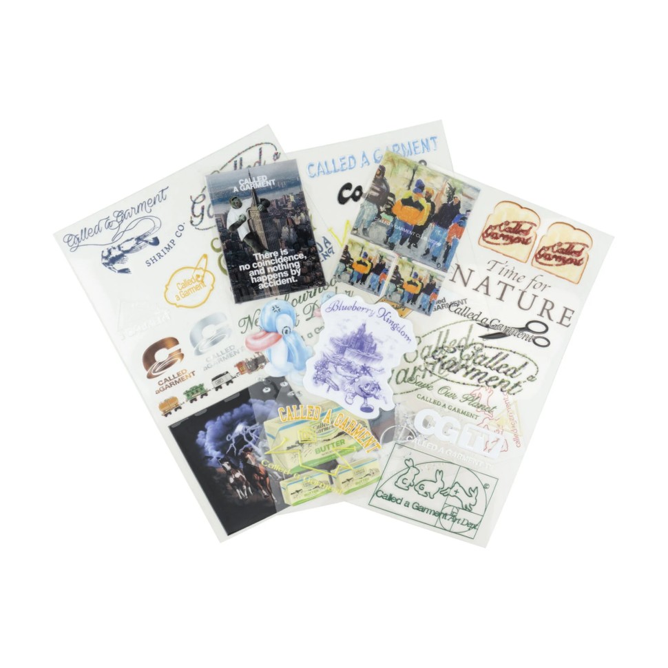 

Стикер CALLED A GARMENT Sticker Pack FW25 Прозрачный