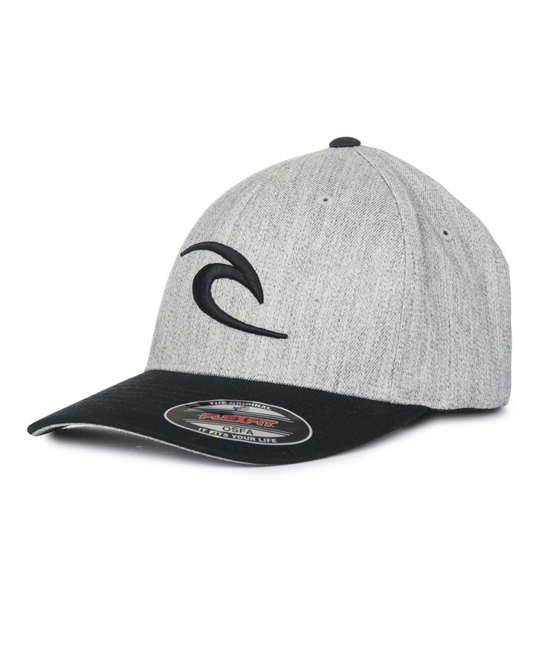 

Кепка RIP CURL Fleck Curve Peak Cap Black Marle, Серый