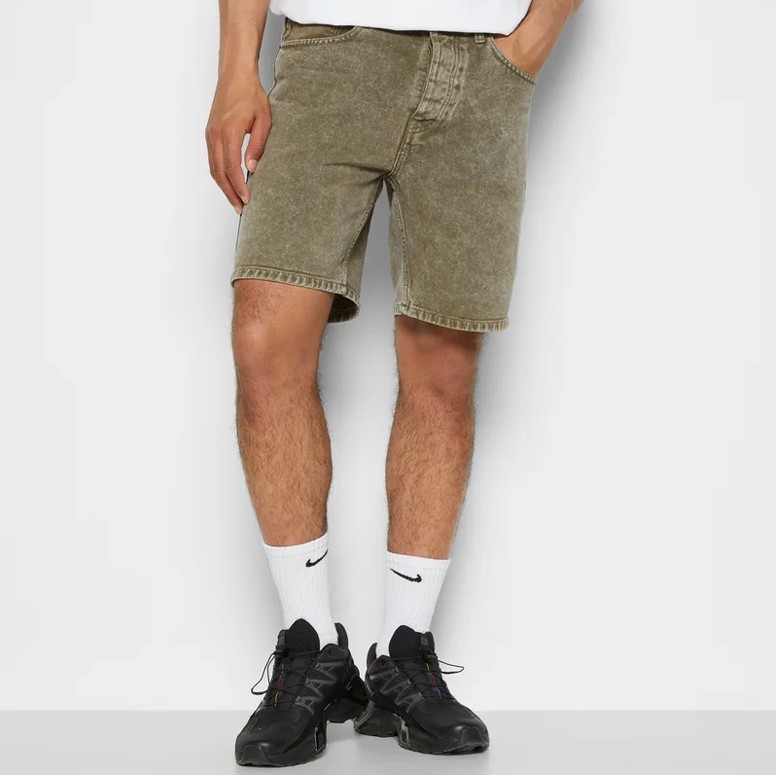 Шорты CARHARTT WIP Newel Short Dollar Green (Worn Washed) 2022
