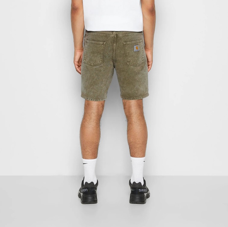 Шорты CARHARTT WIP Newel Short Dollar Green (Worn Washed) 2022 фото 2