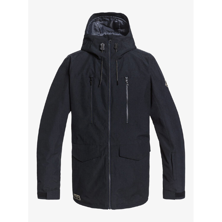 Куртка для сноуборда мужская QUIKSILVER FAIRBANKS JK M SNJT KVJ0 True Black, фото 1