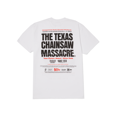 Футболка HUF Box Office S/S Tee FW25 White, фото 2