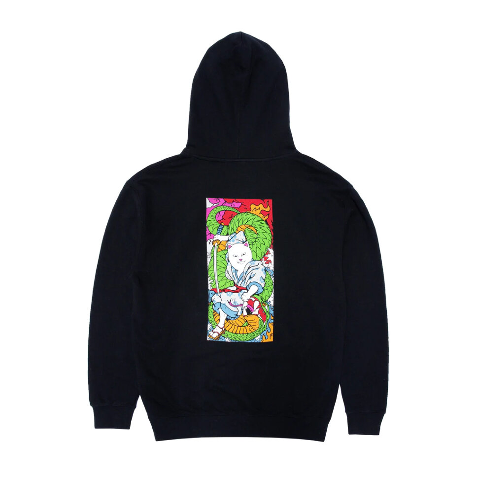 фото Толстовка ripndip nermurari warrior hoodie black 2022