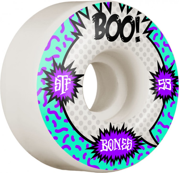 Колеса для скейтборда BONES Boo Raps V4 53мм 2020, фото 1