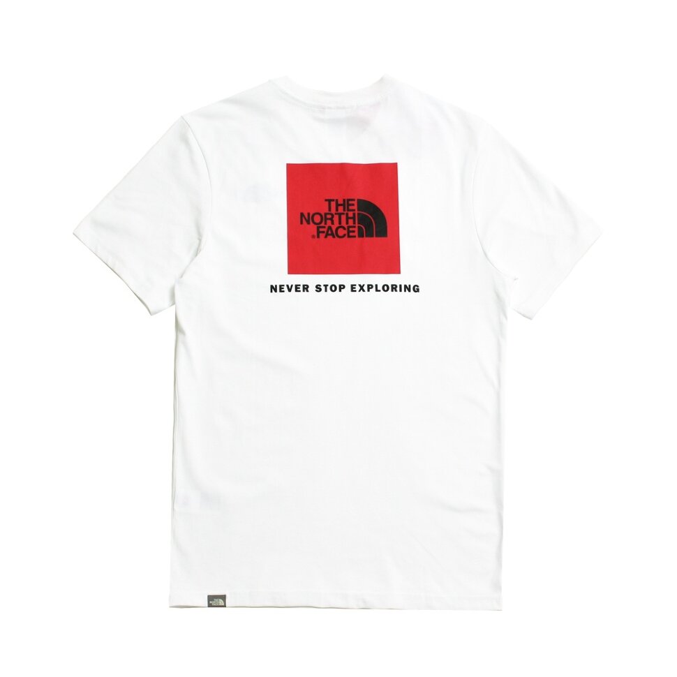 Футболка THE NORTH FACE M S/S Red Box Tee TNF WHITE 2020 888656155073, размер S