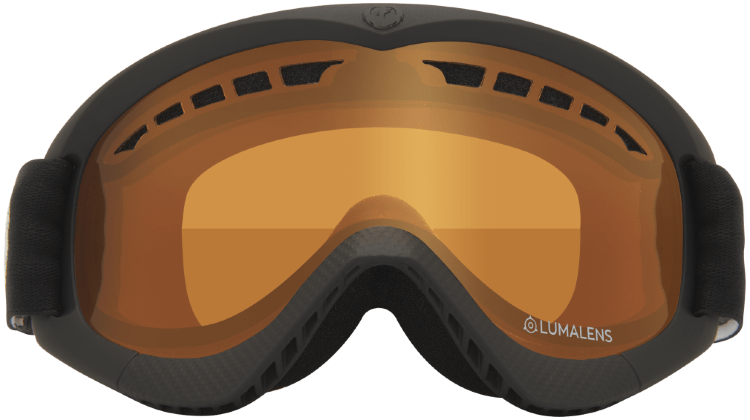 Маска горнолыжная DRAGON Dxs Base Black/Ll Amber 2021, фото 2