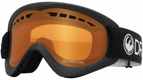 Горнолыжные очки DRAGON Dxs Base  Black/Ll Amber 2021, фото 1