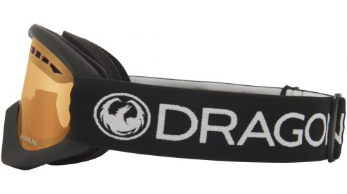 Горнолыжные очки DRAGON Dxs Base  Black/Ll Amber 2021, фото 3