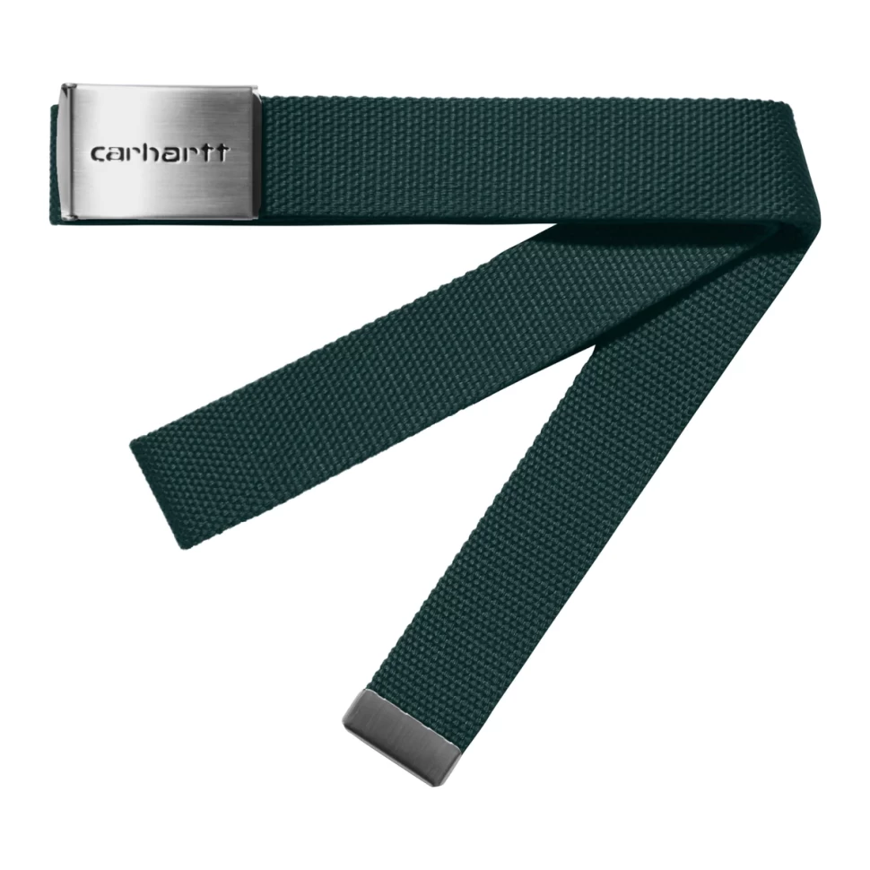Ремень CARHARTT WIP Clip Belt Chrome Botanic 2023 4064958456483, размер O/S