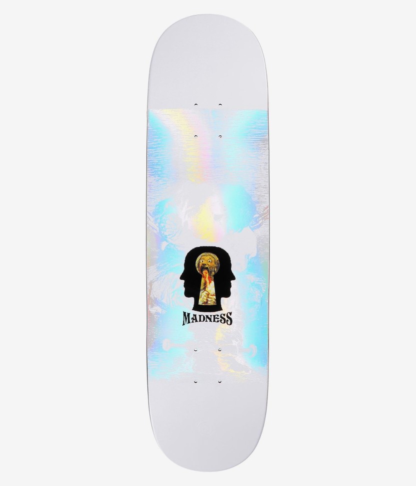 Дека для скейтборда MADNESS Distortion Holgraphic/White 8.375 дюйм