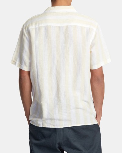 Рубашка RVCA Love Stripe Ss Canary, фото 2