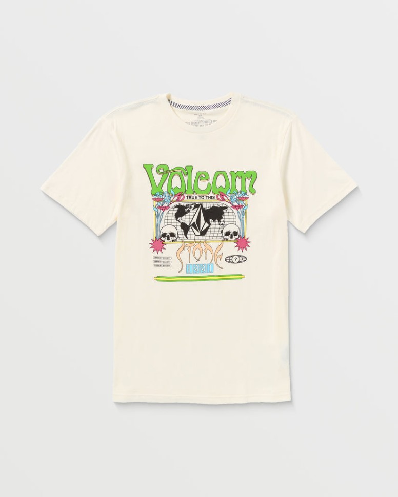 

Футболка VOLCOM Worldly Sst SS25 Off White