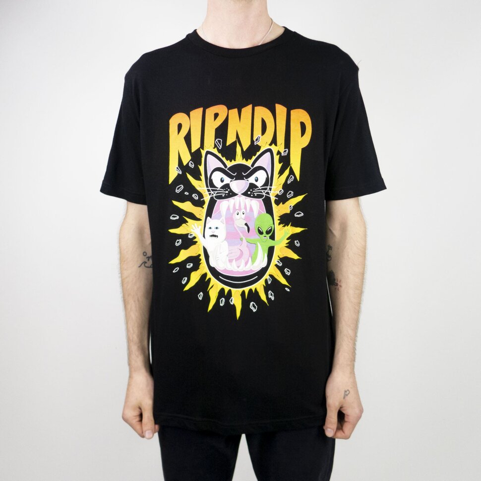 Футболка RIPNDIP Hellavanight Tee Black 2022