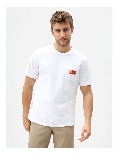 Футболка Obey x Dickies Heavyweight Pocket Tee White 2021, фото 1