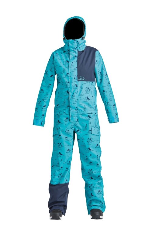 Комбинезон для сноуборда женский AIRBLASTER W'S Stretch Freedom Suit He Teal 2021, фото 5